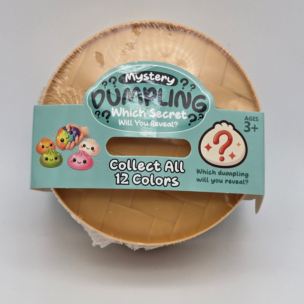 MSG‎ Inc New Mystery Dumpling Squishy Toy -Sealed- Blind Box Kawaii Fidget Cute